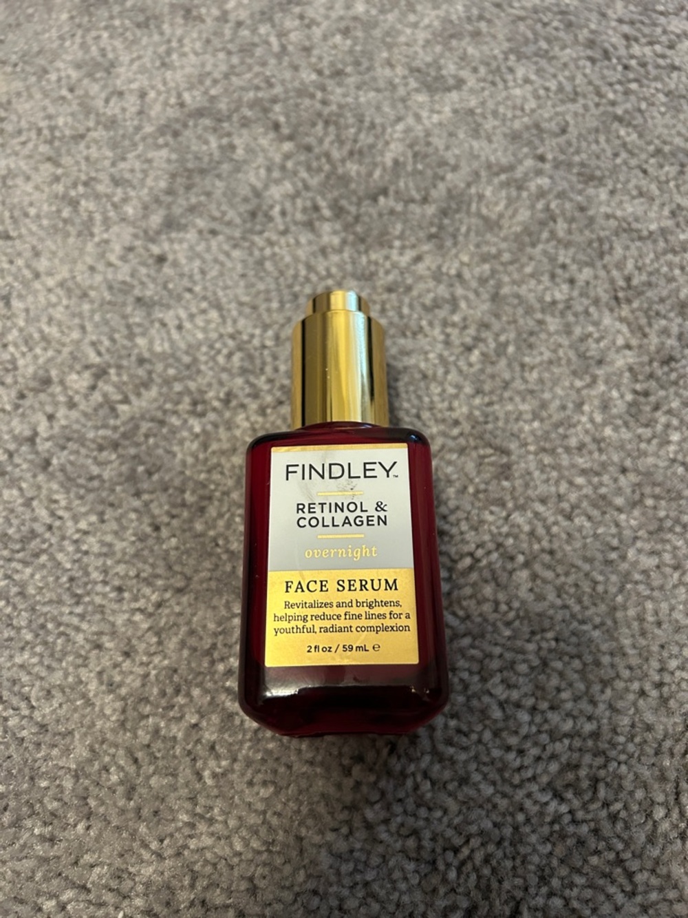 Finley Retinol & Collagen Overnighti Face Serum - Gold & Deep Red